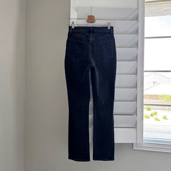Abercrombie Fitch Curve Love 90’s Slim Straight Ultra High Rise Jeans 25/0 Short - Picture 4 of 16